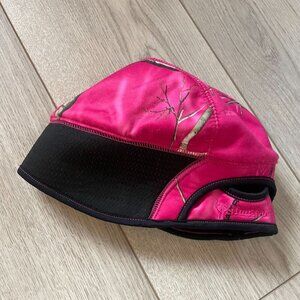 Huntsworth Camouflage Cap Hat Beanie Women Pink Pony Tail Opening Hunting Hiking